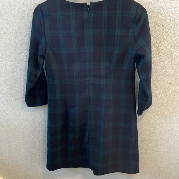 Green plaid mini dress - Picture 4 of 7